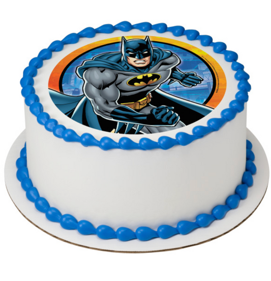 Batman™ Kaa-Boom PhotoCake® edible image icing cake topper processed in Canada
Licensed Batman™ edible cake topper for birthday cakes
Batman™ Kaa-Boom edible icing sheet cake decoration
PhotoCake® Edible Image® Batman™ cake topper Canada
Superhero Batman™ edible image cake topper for kids birthday party
Batman™ comic style edible cake decoration Kaa-Boom design
Edible icing cake topper with Batman™ Kaa-Boom design
Batman™ PhotoCake® icing sheet topper for themed cakes