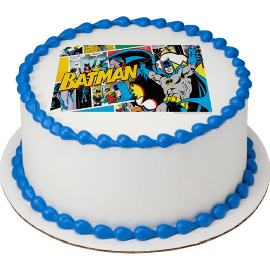 Batman™ POP! PhotoCake® Edible Image® edible icing cake topper
Licensed Batman™ edible cake topper printed on icing sheet
Batman™ POP! superhero birthday cake edible image
PhotoCake® Edible Image® Batman™ cake decoration processed in Canada
Batman™ themed edible icing sheet for birthday cakes
Licensed Batman™ cake topper for kids superhero parties
Batman™ POP! edible image cake topper Canada