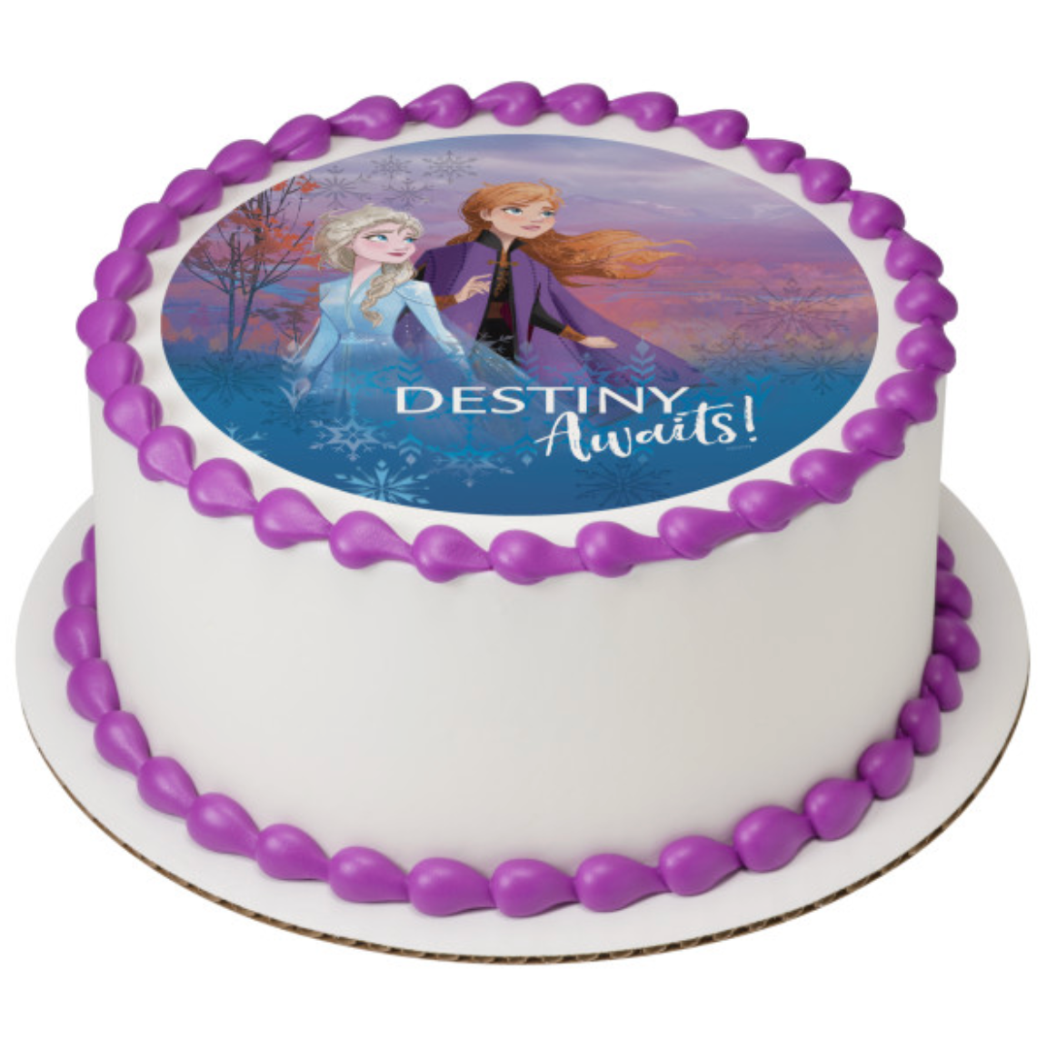 Licensed Disney Frozen II Destiny Awaits PhotoCake edible icing cake topper processed in Canada
Frozen II Destiny Awaits edible cake image for birthday cake Canada
Disney Frozen II PhotoCake Edible Image icing sheet with Elsa and Anna theme
Licensed Frozen II edible icing topper for kids birthday cakes
Disney Frozen Destiny Awaits cake topper printed and processed in Canada