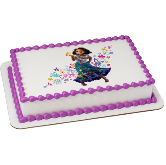 Disney Encanto Mirabel PhotoCake edible image cake topper processed in Canada
Licensed Disney Encanto Mirabel edible icing sheet for birthday cake
Mirabel Encanto edible cake topper for Disney birthday party
PhotoCake edible image featuring Disney Encanto Mirabel
Disney Encanto Mirabel edible cake decoration Canada
Licensed Disney Encanto birthday cake topper edible image
Mirabel edible icing cake topper for kids birthday cake
Encanto themed edible cake image processed in Canada