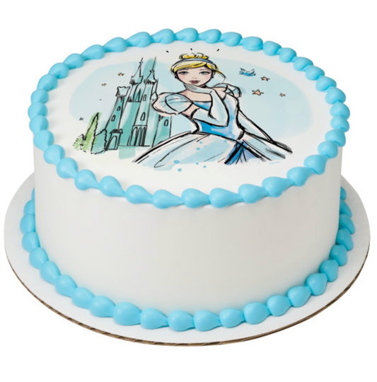 Licensed Disney Princess Cinderella I’m Having a Ball PhotoCake edible cake topper Canada
Cinderella edible icing cake topper for princess birthday cake
Disney Princess Cinderella PhotoCake Edible Image cake decoration
Cinderella I’m Having a Ball edible image topper processed in Canada
Princess birthday cake with licensed Cinderella edible cake image
