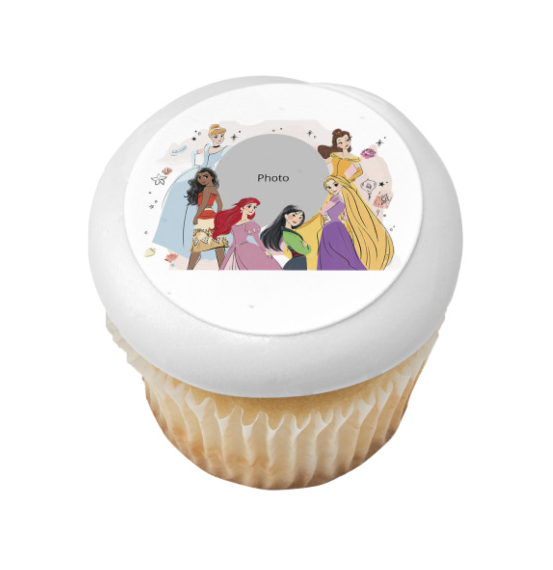 Disney Princess Best Friends PhotoCake edible image frame icing cake topper
Licensed Disney Princess edible cake topper printed on icing sheet
Disney Princess Best Friends edible image frame for birthday cake
PhotoCake Edible Image Disney Princess cake decoration processed in Canada
Princess birthday cake topper edible icing sheet with Disney Princess design