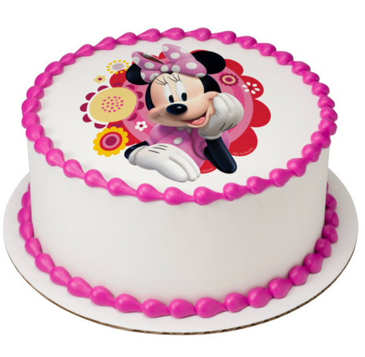 Disney Minnie Mouse Dots & Daisies PhotoCake edible image cake topper processed in Canada
Licensed Minnie Mouse edible icing cake topper for birthday cakes
Minnie Mouse Dots and Daisies edible cake image on icing sheet
Disney Minnie Mouse PhotoCake Edible Image cake decoration Canada
Minnie Mouse birthday cake topper with dots and daisies design
Edible icing sheet cake topper featuring Disney Minnie Mouse
Licensed Disney Minnie Mouse edible cake topper for kids birthday cake