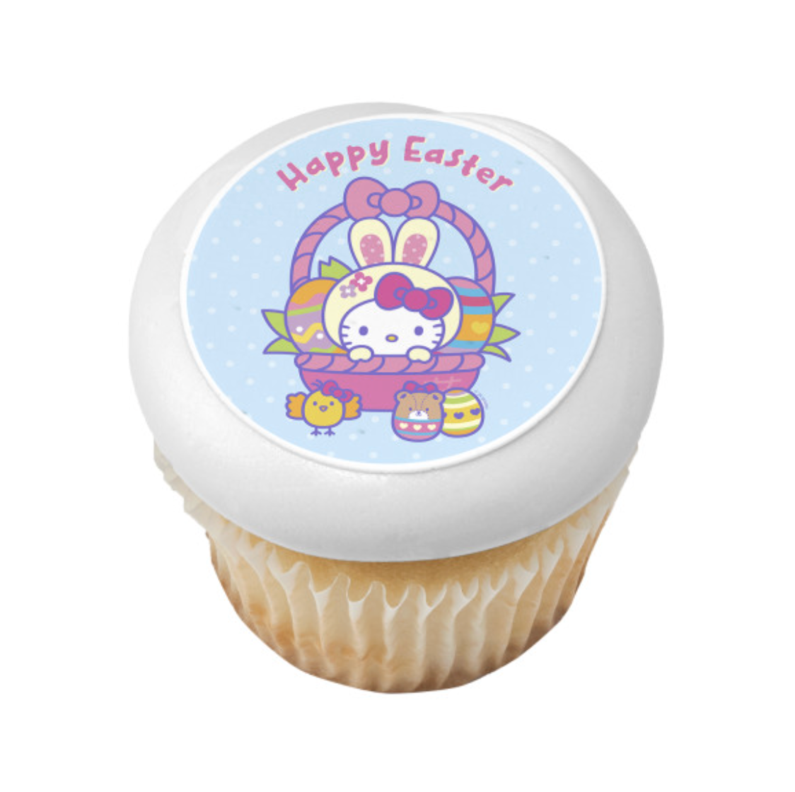 Hello Kitty Happy Easter PhotoCake edible image icing cake topper