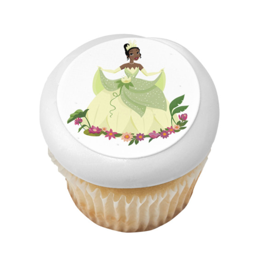 Princess Tiana edible cake topper for birthday cake