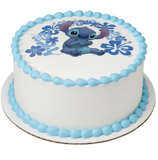 Disney’s Stitch PhotoCake edible image icing cake topper