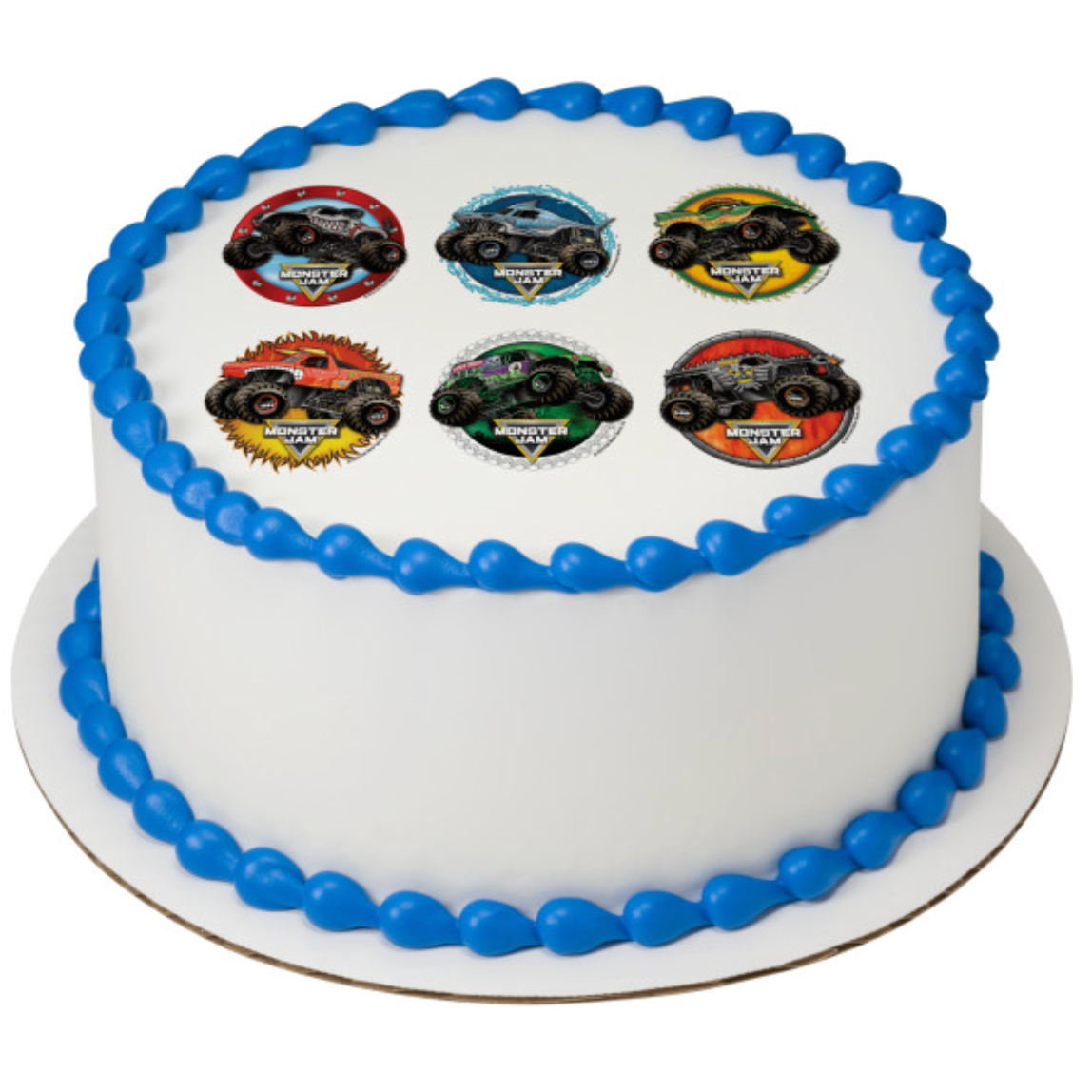 Monster Jam High Flyin PhotoCake edible image cake topper printed on icing sheet