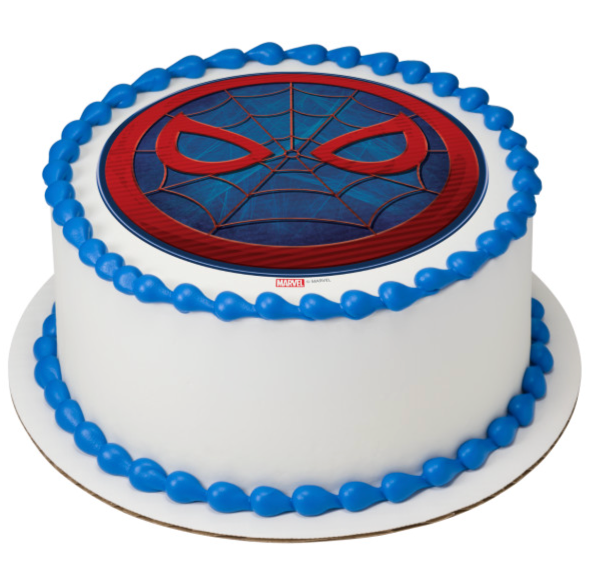 MARVEL Avengers Spider-Man™ Icon PhotoCake® edible icing cake topper processed in Canada
Licensed Spider-Man™ PhotoCake® Edible Image® cake topper for birthday cake
Edible icing sheet cake topper featuring MARVEL Avengers Spider-Man™ Icon
Spider-Man™ superhero edible cake topper for MARVEL Avengers birthday party
PhotoCake® Edible Image® Spider-Man™ cake decoration printed with edible ink