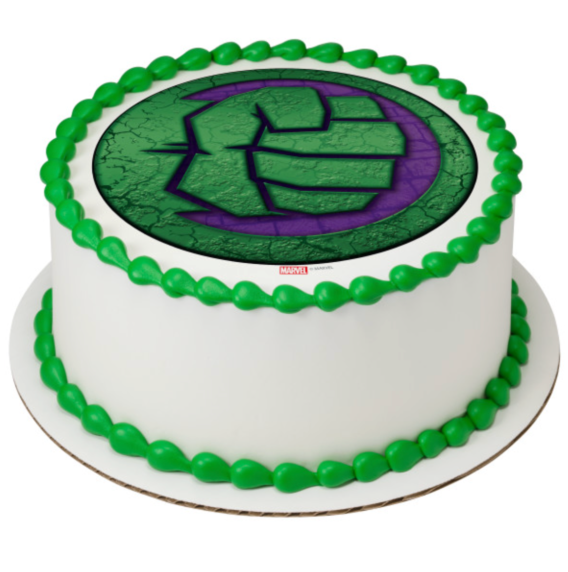 Licensed MARVEL Avengers Hulk Icon PhotoCake Edible Image cake topper
Hulk Icon edible icing sheet cake topper for birthday cakes
MARVEL Hulk licensed edible image cake decoration processed in Canada
PhotoCake Edible Image Avengers Hulk cake topper for superhero parties
Licensed Hulk edible cake topper on icing sheet
