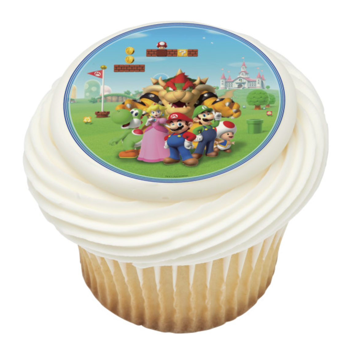 Licensed Nintendo Super Mario PhotoCake Edible Image cake topper