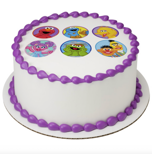 Sesame Street Celebration PhotoCake edible image cake topper printed in Canada
Licensed Sesame Street edible icing sheet cake topper for birthday cake
Elmo Cookie Monster Big Bird Sesame Street edible cake decoration
PhotoCake Edible Image Sesame Street Celebration cake topper Canada
Sesame Street birthday cake topper edible icing image for kids party