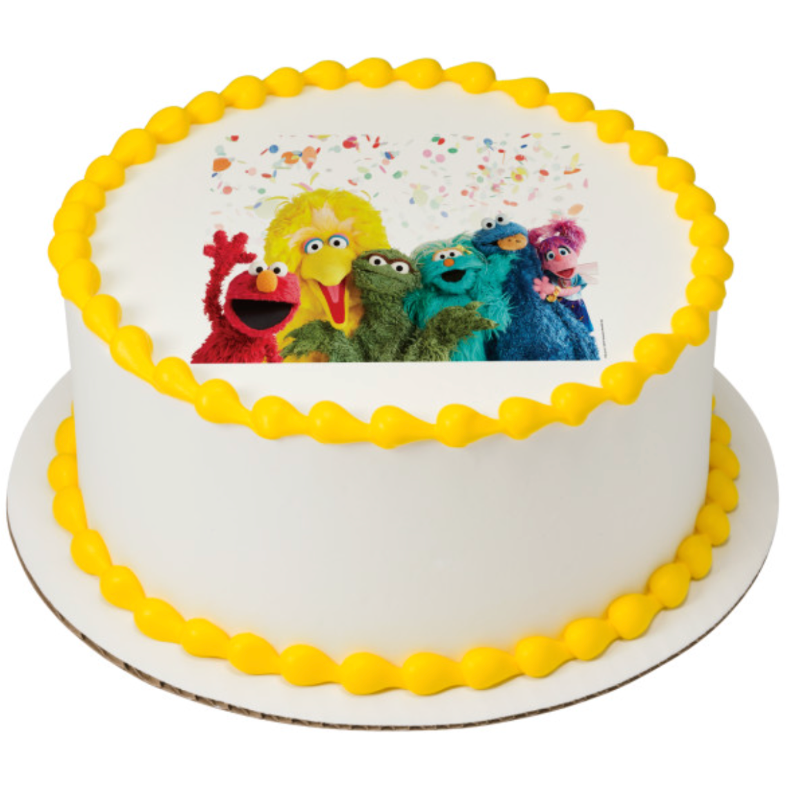 Sesame Street® 50th Anniversary PhotoCake® Edible Image® icing cake topper
Licensed Sesame Street® edible cake topper printed on icing sheet in Canada
Sesame Street® 50th Anniversary edible icing image for birthday cake
PhotoCake® Edible Image® Sesame Street® cake decoration
Sesame Street® themed edible cake topper for kids birthday party