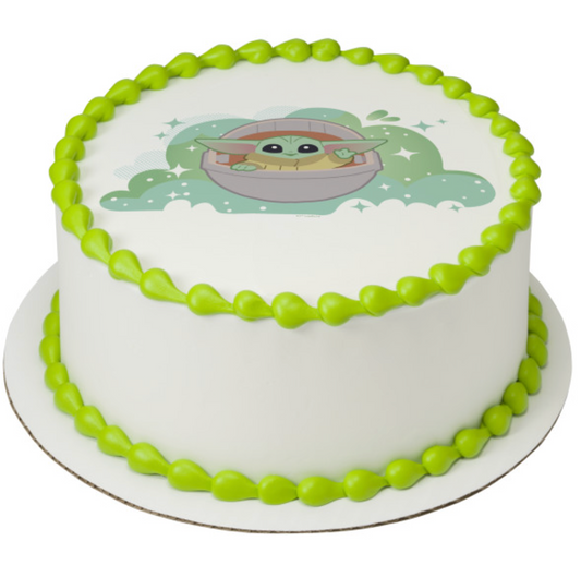 Licensed STAR WARS™ The Mandalorian “Come to the Cute Side” PhotoCake® Edible Image® cake topper processed in Canada
The Mandalorian edible icing cake topper with Come to the Cute Side design for birthday cakes
STAR WARS™ Mandalorian PhotoCake® edible image cake decoration for themed parties
Grogu-inspired Mandalorian edible cake image processed in Canada
Licensed Star Wars edible icing sheet cake topper for birthday celebration