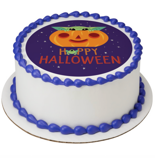 STAR WARS The Mandalorian Grogu Happy Halloween edible cake topper
Licensed PhotoCake Grogu Halloween edible icing image
Grogu Halloween cake topper processed in Canada
Star Wars Mandalorian edible image cake decoration
Grogu edible icing sheet for Halloween cake
PhotoCake edible image Star Wars cake topper Canada