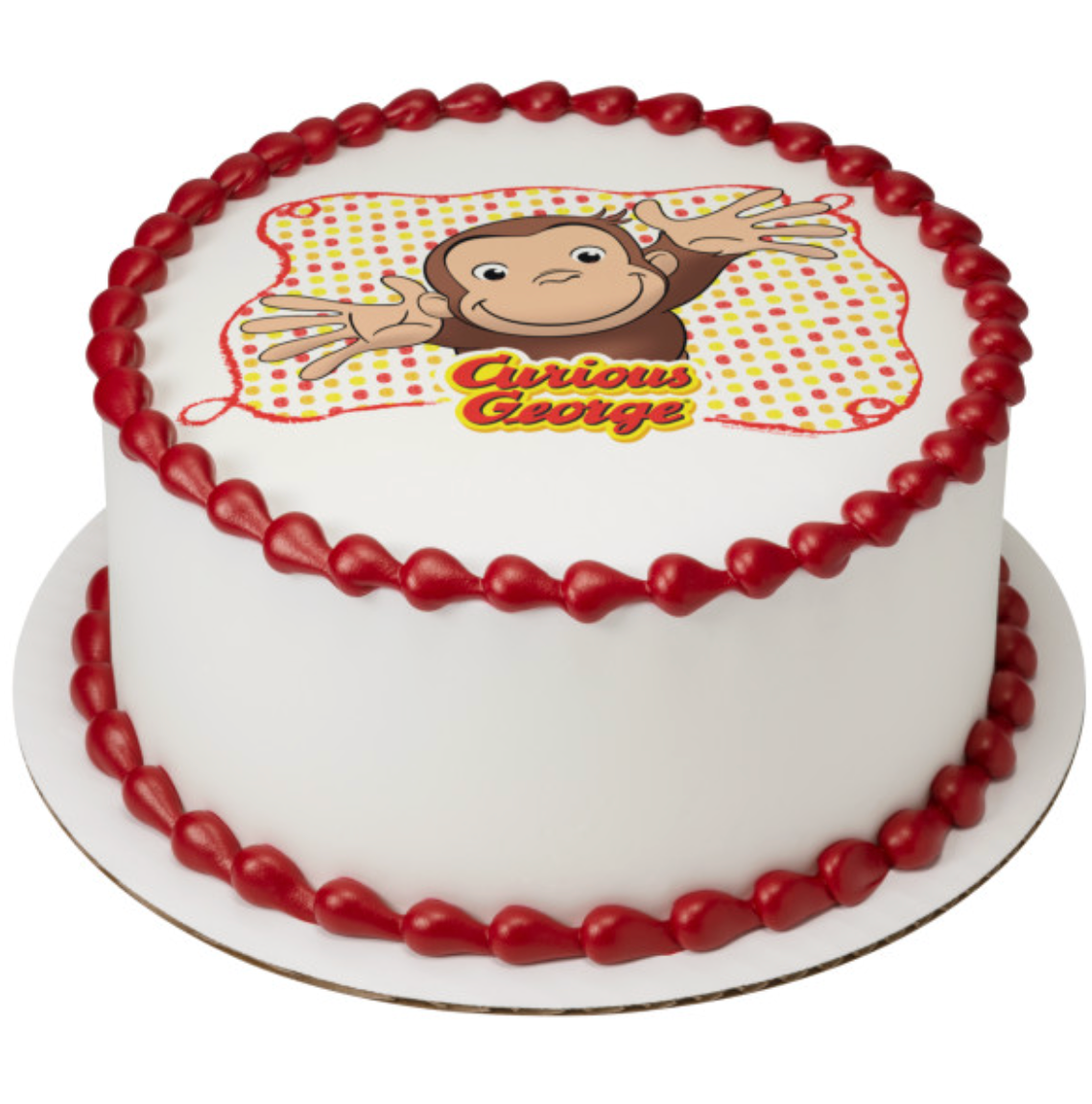 Curious George Let’s Celebrate edible cake topper
Licensed Curious George PhotoCake edible image
Curious George birthday cake edible icing topper
Curious George Let’s Celebrate cake decoration
PhotoCake edible icing image printed in Canada
Curious George edible cake topper for kids birthday