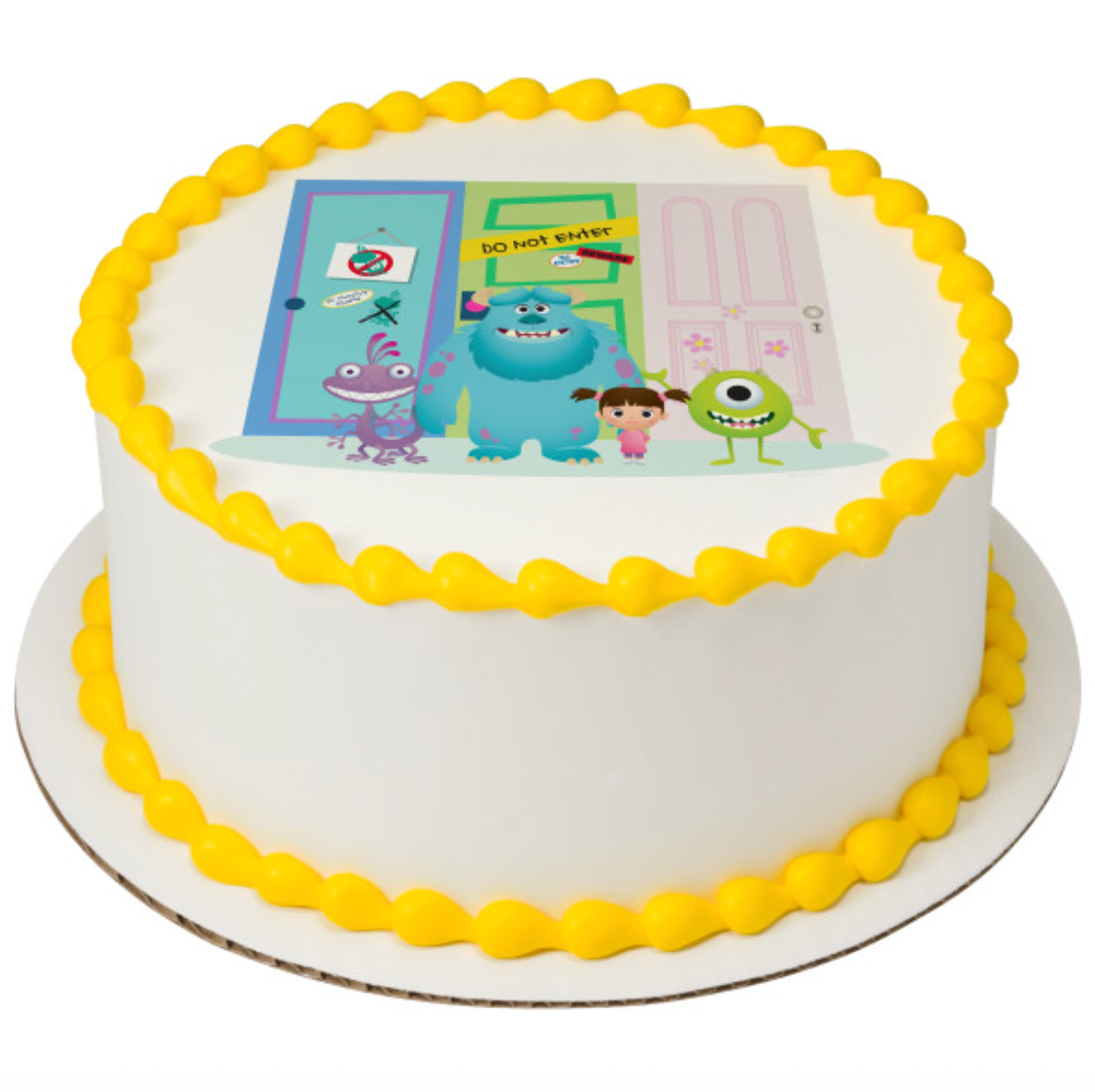 Disney and Pixar Monsters Inc Do Not Enter PhotoCake edible image cake topper