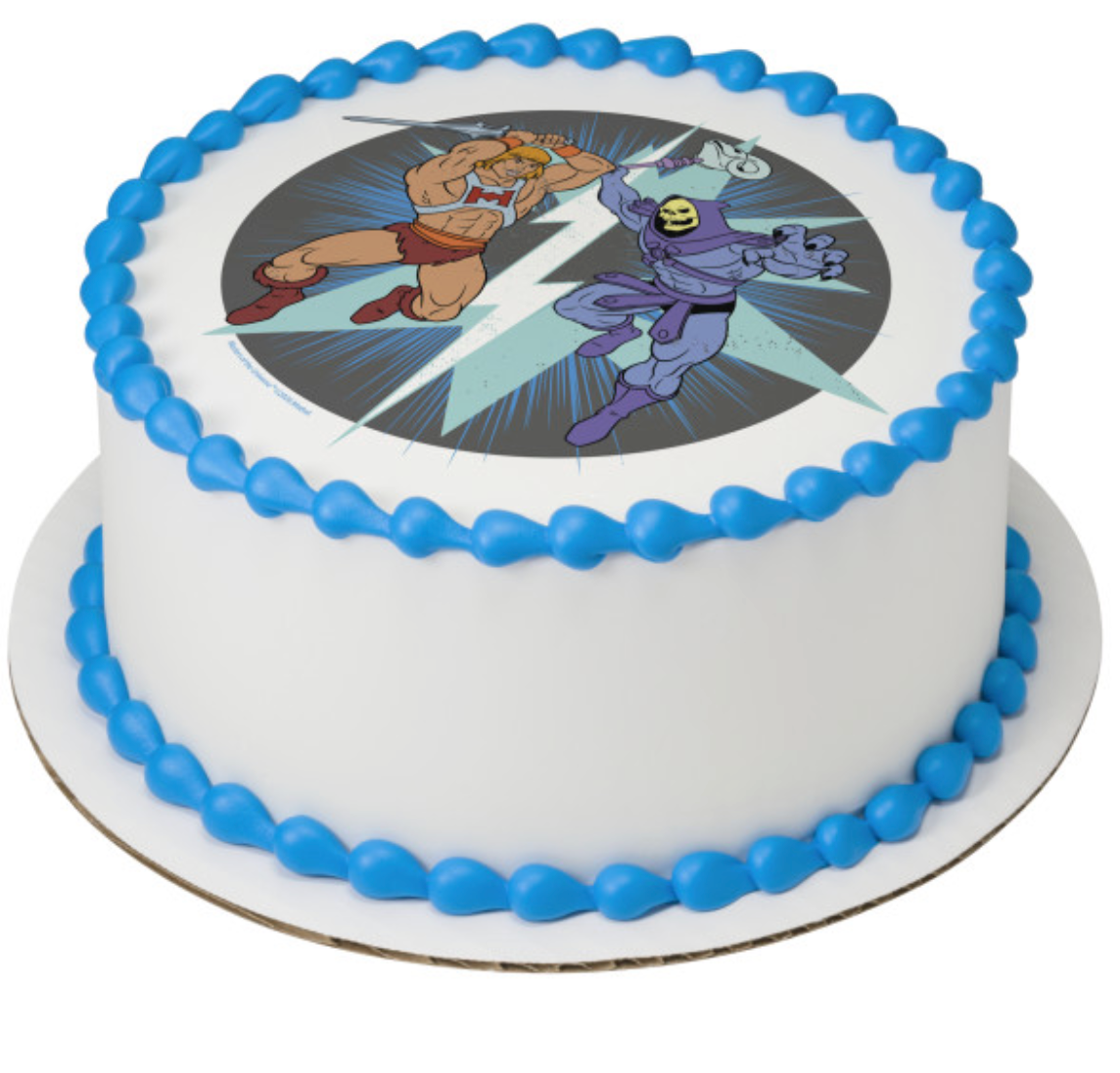 Licensed Masters of the Universe He-Man vs Skeletor PhotoCake Edible Image cake topper Canada