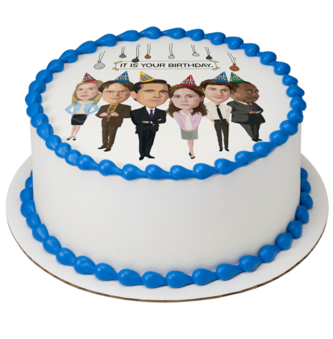 The Office It Is Your Birthday licensed PhotoCake Edible Image cake topper printed in Canada