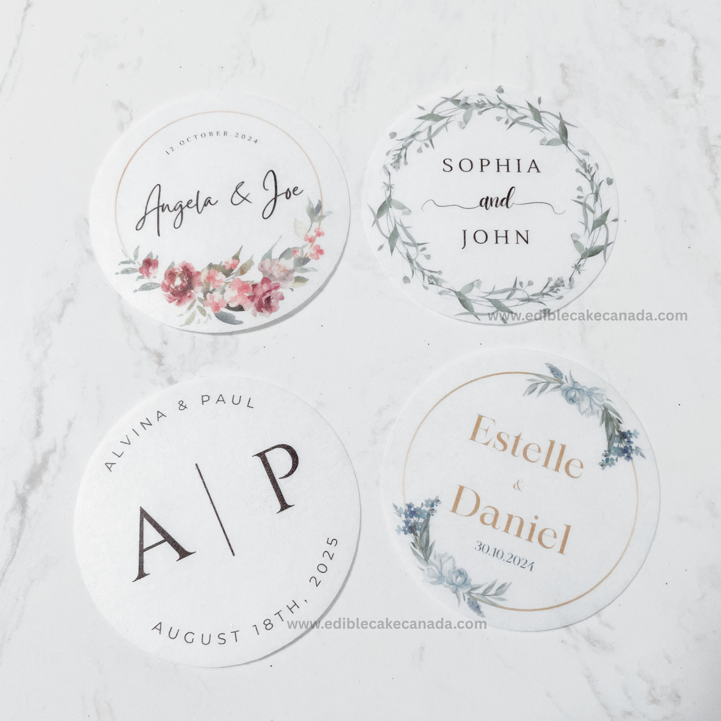 Edible Wafer Paper Toppers