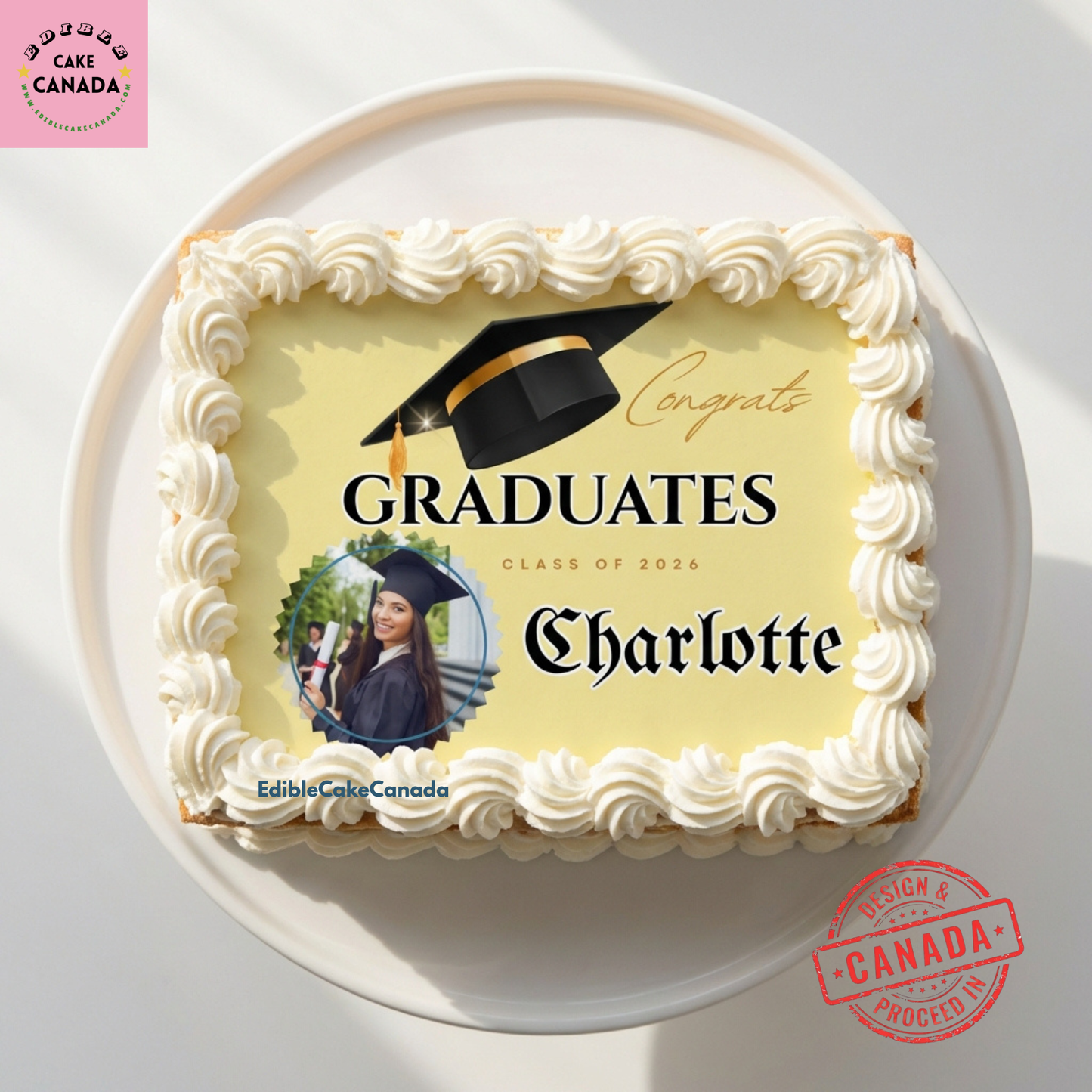 Graduation Cake Topper, Edible Icing Cake Topper, Personalized Graduation Cake Topper, Custom Photo Cake Topper, Custom Text Cake Topper, Graduation 2026 Cake Topper, Class of 2026 Cake Topper, Graduate Cake Topper, Congrats Graduate Cake Topper, Personalized Cake Topper, Edible Cake Image, Edible Icing Sheet, Custom Edible Image, Photo Cake Topper, Name Cake Topper, Graduation Party Supplies, Graduation Cake Decoration, Custom Graduation Topper, School Graduation Cake, College Graduation Cake, University G