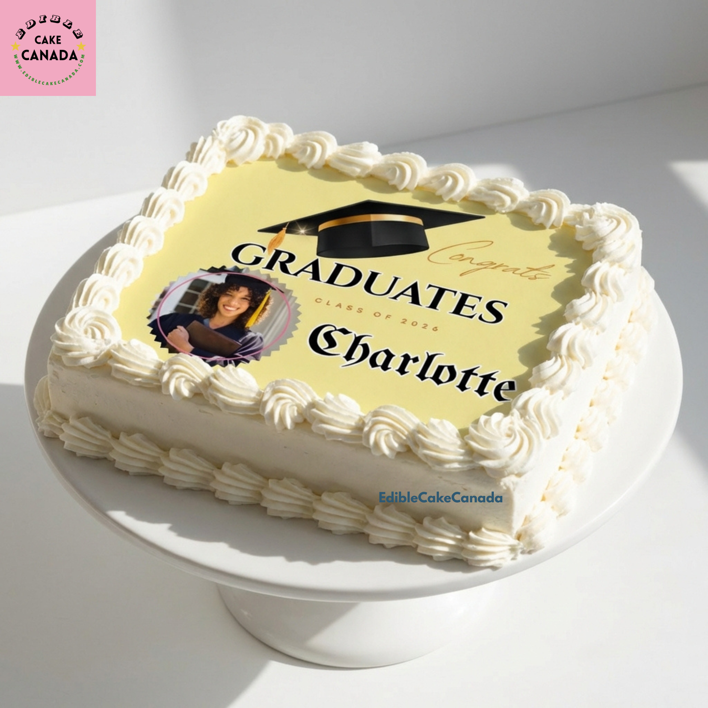 Graduation Cake Topper, Edible Icing Cake Topper, Personalized Graduation Cake Topper, Custom Photo Cake Topper, Custom Text Cake Topper, Graduation 2026 Cake Topper, Class of 2026 Cake Topper, Graduate Cake Topper, Congrats Graduate Cake Topper, Personalized Cake Topper, Edible Cake Image, Edible Icing Sheet, Custom Edible Image, Photo Cake Topper, Name Cake Topper, Graduation Party Supplies, Graduation Cake Decoration, Custom Graduation Topper, School Graduation Cake, College Graduation Cake, University G
