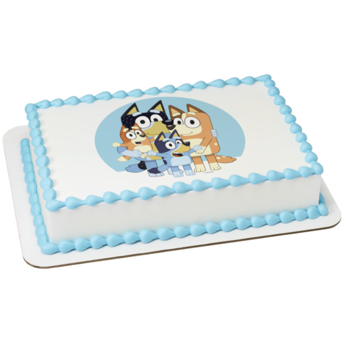 Bluey Dance Mode licensed PhotoCake edible image icing cake topper processed in Canada
