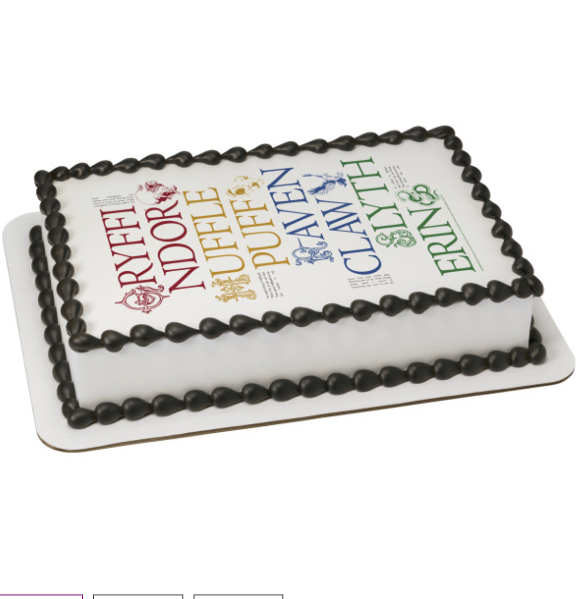 HARRY POTTER™ Which House Are You? PhotoCake® Edible Image® icing cake topper
