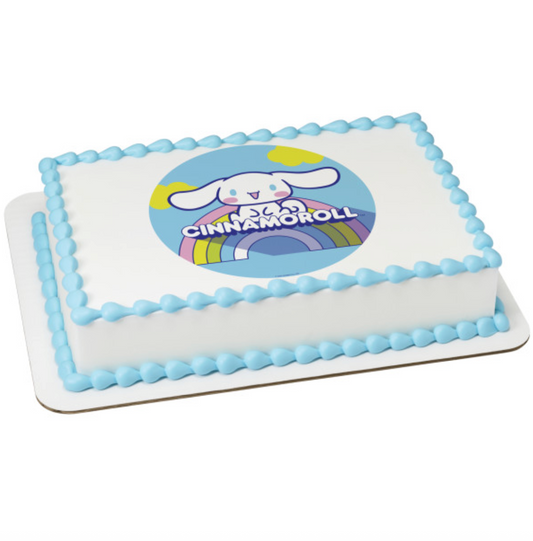 Licensed Hello Kitty® and Cinnamoroll® PhotoCake® Edible Image® icing cake topper processed in Canada



Hello Kitty® Cinnamoroll® edible icing cake topper printed in Canada



Licensed PhotoCake® Edible Image® cake topper featuring Hello Kitty® and Cinnamoroll®



Edible icing sheet cake topper with Hello Kitty® and Cinnamoroll® design



Hello Kitty® and Cinnamoroll® birthday cake edible image topper Canada