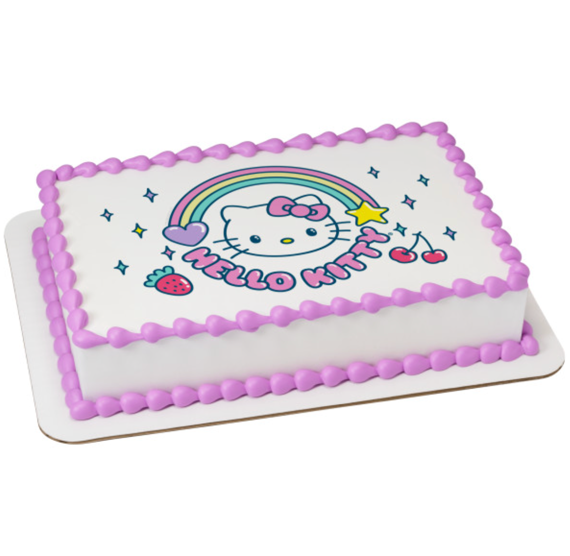 Hello Kitty® It’s a Hello Kitty® Day PhotoCake® Edible Image® icing cake topper
