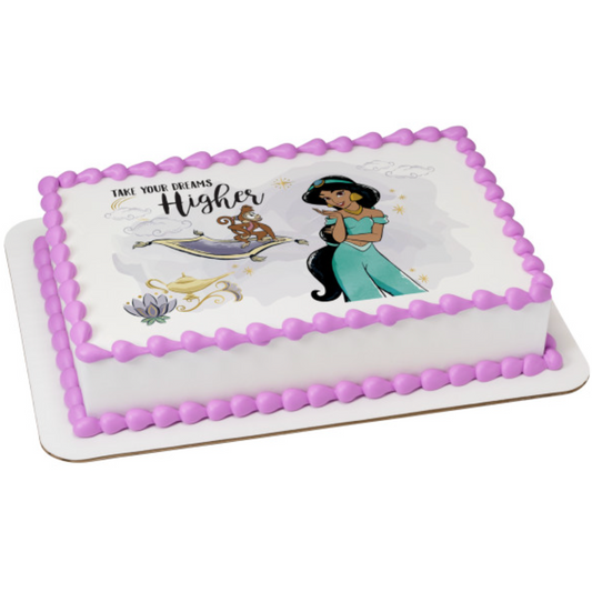 Licensed Disney Princess Jasmine PhotoCake Edible Image cake topper processed in Canada  

Disney Princess Jasmine edible icing sheet for birthday cake decoration  

Jasmine edible cake topper for Aladdin themed birthday cake  

PhotoCake Edible Image Disney Princess Jasmine icing cake topper Canada  

Princess Jasmine licensed edible image cake topper for kids birthday party
