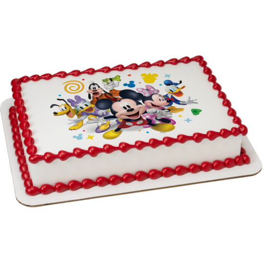 Disney Mickey Mouse Funhouse Epic Fun PhotoCake edible image cake topper
