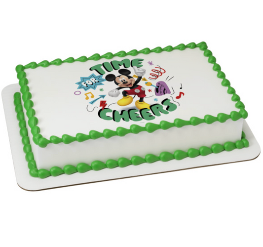 Disney Jr. Mickey Mouse Clubhouse Hot Dog PhotoCake edible image cake topper processed in Canada