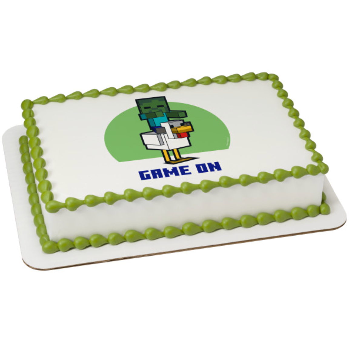 Licensed Minecraft Game On PhotoCake edible icing cake topper printed in Canada



Minecraft Game On Edible Image icing sheet for birthday cake decoration



Minecraft gaming birthday cake topper made with edible icing sheet



PhotoCake Minecraft edible cake image for themed party cake



Licensed Minecraft edible cake topper for gamer birthday celebration

