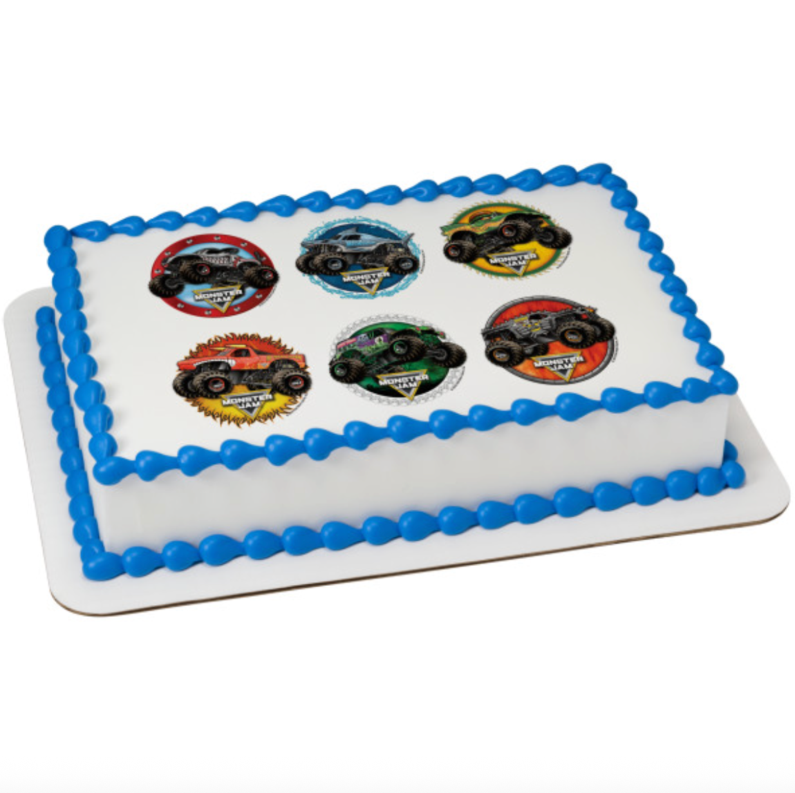 Monster Jam High Flyin PhotoCake edible image cake topper printed on icing sheet

