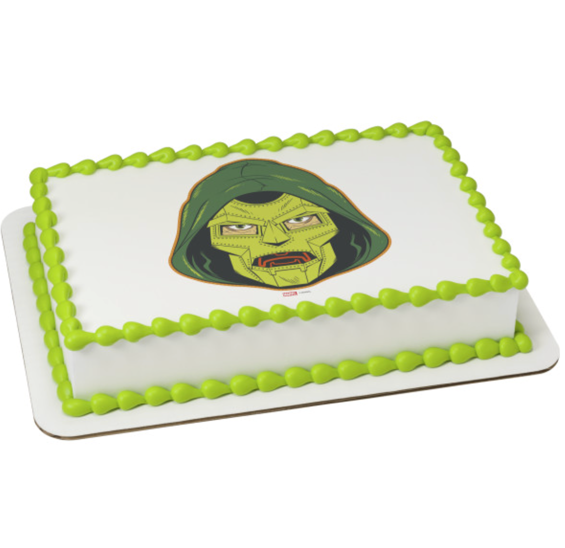 Licensed MARVEL Dr. Doom PhotoCake edible image icing cake topper printed in Canada



Doctor Doom edible icing sheet cake topper for MARVEL birthday cake



MARVEL Dr. Doom PhotoCake Edible Image cake decoration on icing sheet



Licensed superhero comic cake topper featuring MARVEL Dr. Doom



Dr. Doom edible cake image topper for comic book themed birthday cake



PhotoCake Edible Image MARVEL Dr. Doom icing sheet cake topper Canada