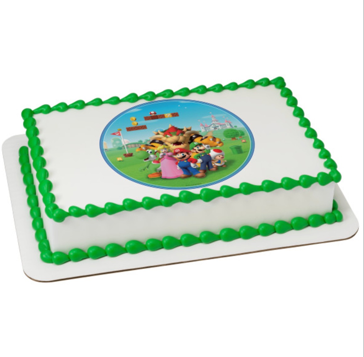 Licensed Nintendo Super Mario PhotoCake Edible Image cake topper
