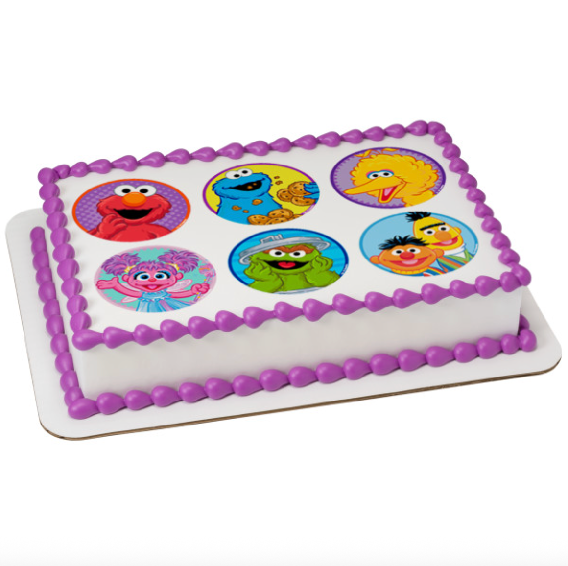 Sesame Street Celebration PhotoCake edible image cake topper printed in Canada  

Licensed Sesame Street edible icing sheet cake topper for birthday cake  

Elmo Cookie Monster Big Bird Sesame Street edible cake decoration  

PhotoCake Edible Image Sesame Street Celebration cake topper Canada  

Sesame Street birthday cake topper edible icing image for kids party
