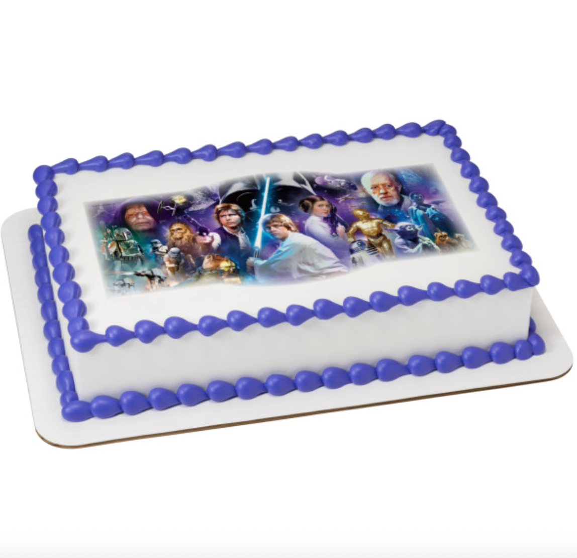 STAR WARS A Galaxy Far Far Away PhotoCake edible image cake topper
