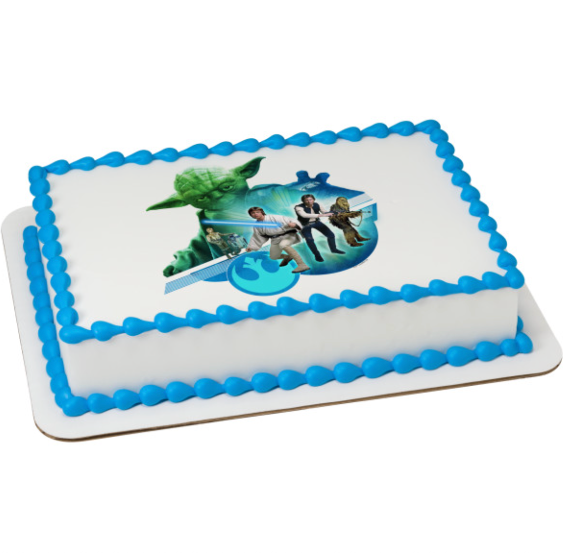 STAR WARS The Force is Strong PhotoCake edible image cake topper processed in Canada
