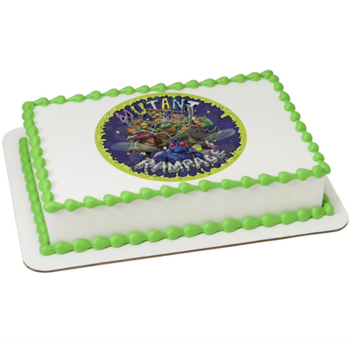 TMNT Mutant Mayhem Surface Time PhotoCake edible image cake topper processed in Canada
