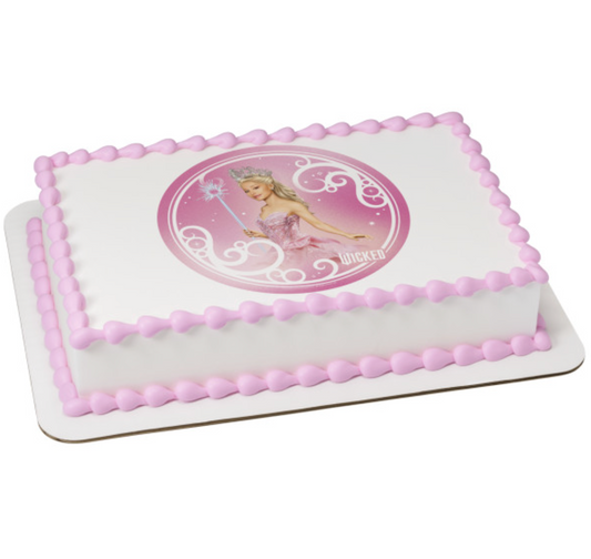 Licensed Wicked Glinda PhotoCake edible image cake topper printed in Canada  

Wicked Glinda edible icing sheet cake decoration for birthday cakes  

PhotoCake Edible Image Wicked Glinda cake topper for themed party cakes  

Glinda Wicked edible cake image on icing sheet processed in Canada  

Licensed Wicked Glinda cake topper for birthday and celebration cakes  

Pink Wicked Glinda edible image cake decoration for fans  

Edible icing cake topper featuring Wicked Glinda PhotoCake design  

Canada processe