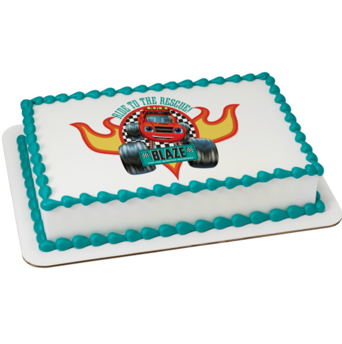Blaze and the Monster Machines Ride to the Rescue edible cake topper

Licensed Blaze PhotoCake edible image cake decoration

Blaze Monster Machines edible icing sheet for birthday cake

Ride to the Rescue Blaze cake topper processed in Canada

Kids Blaze birthday cake topper edible image
