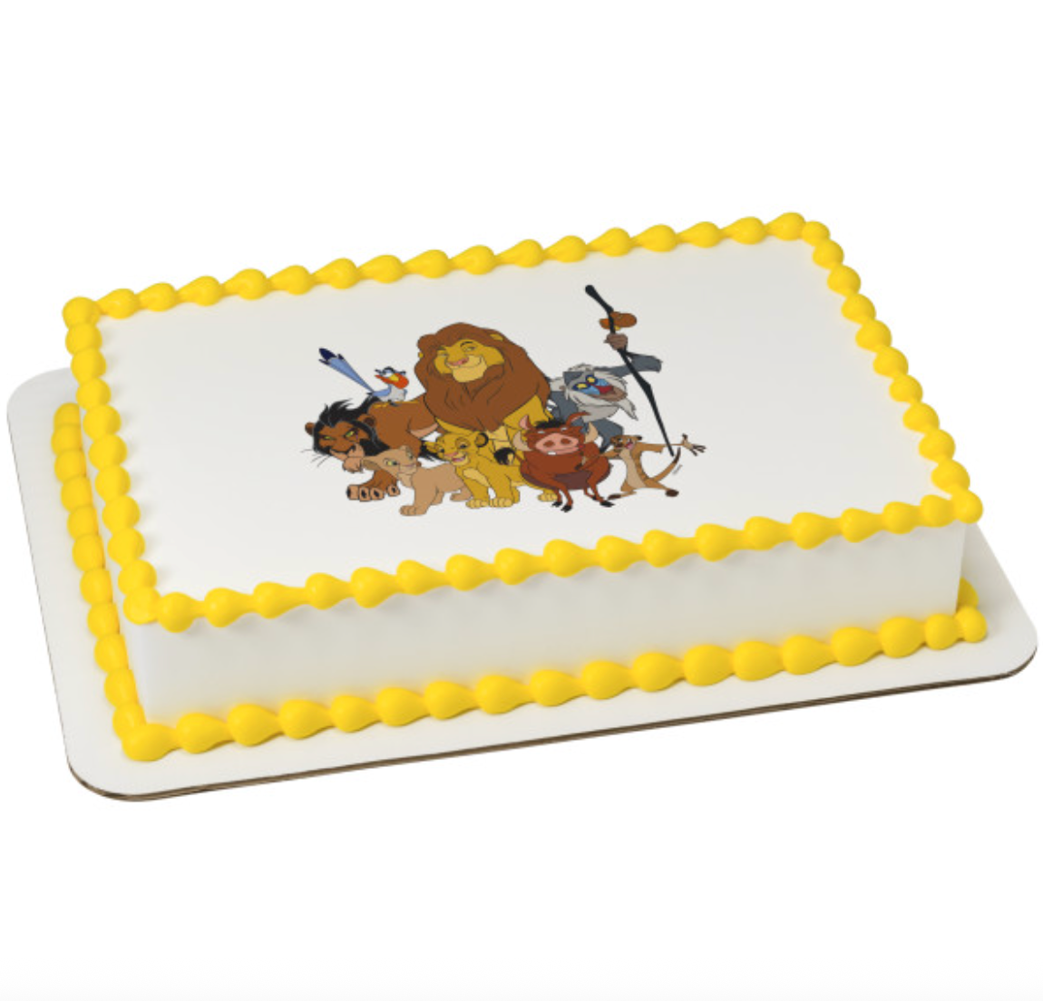 Licensed Disney The Lion King PhotoCake Edible Image cake topper printed on edible icing sheet and processed in Canada
