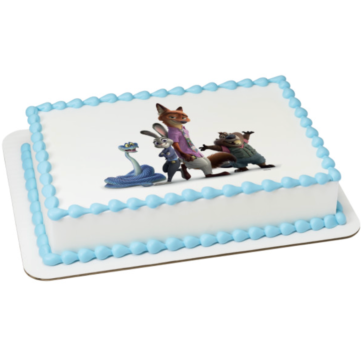 Disney Zootopia 2 Watch and Learn PhotoCake edible image cake topper  

Licensed Zootopia 2 edible icing sheet cake decoration  

Disney Zootopia 2 Watch and Learn icing cake topper processed in Canada  

PhotoCake Edible Image Zootopia 2 cake topper for birthday cakes  

Zootopia 2 Disney edible cake topper on icing sheet