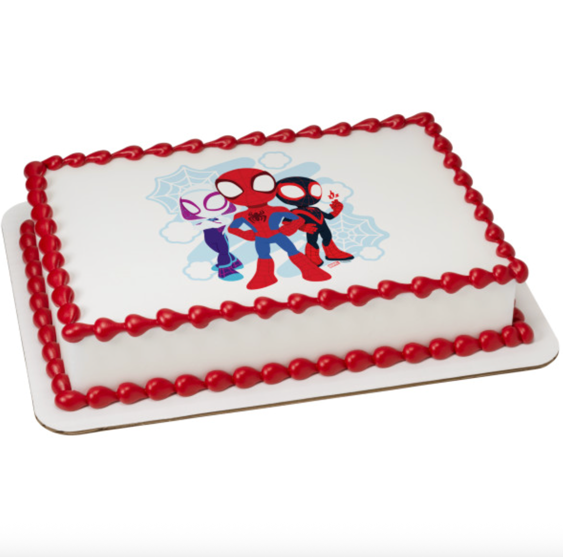 MARVEL Spidey and His Amazing Friends licensed PhotoCake edible image cake topper for birthday cake decoration Canada
