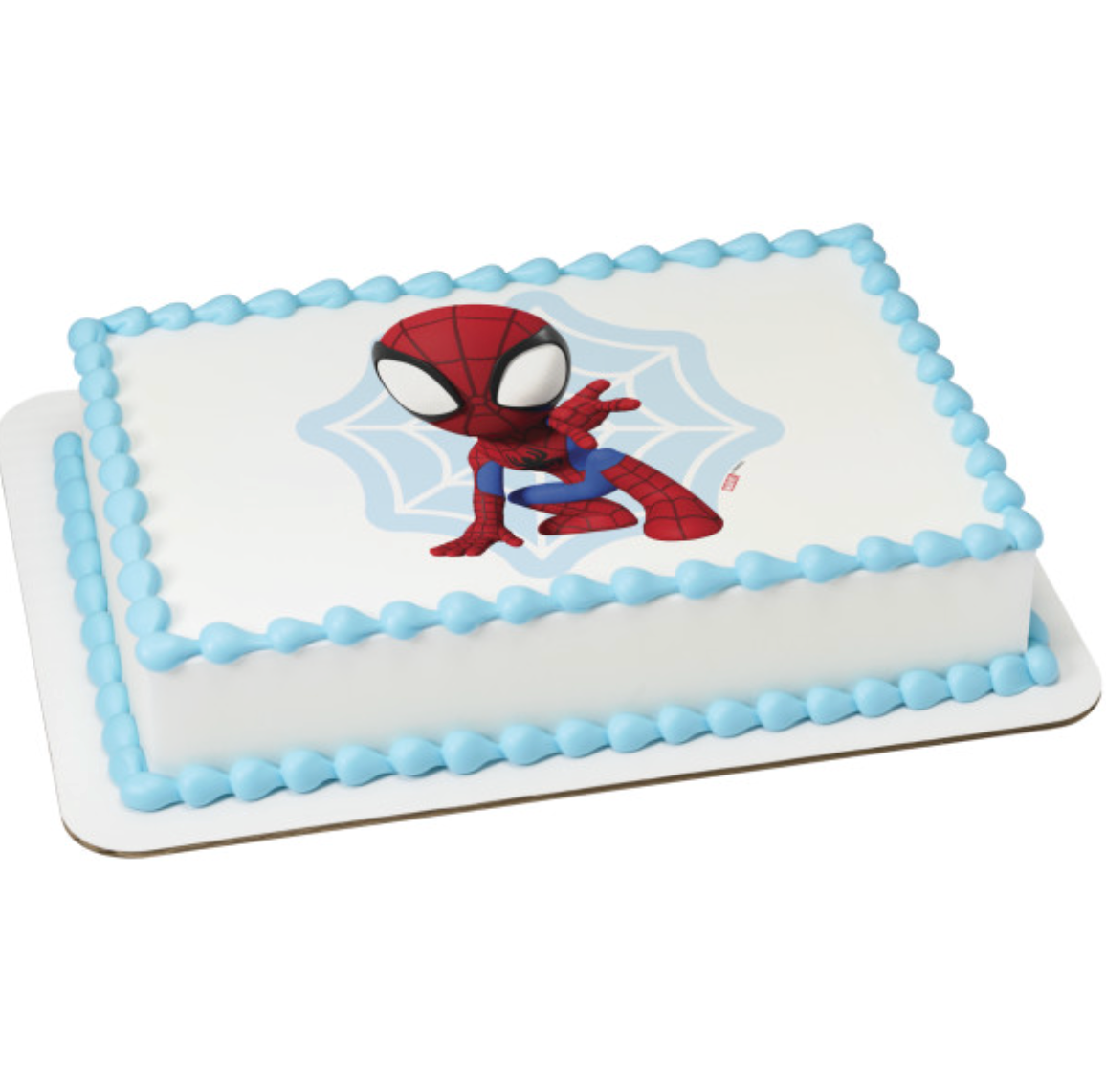 MARVEL Spidey and His Amazing Friends Spidey Web PhotoCake Edible Image cake topper officially licensed Canada
