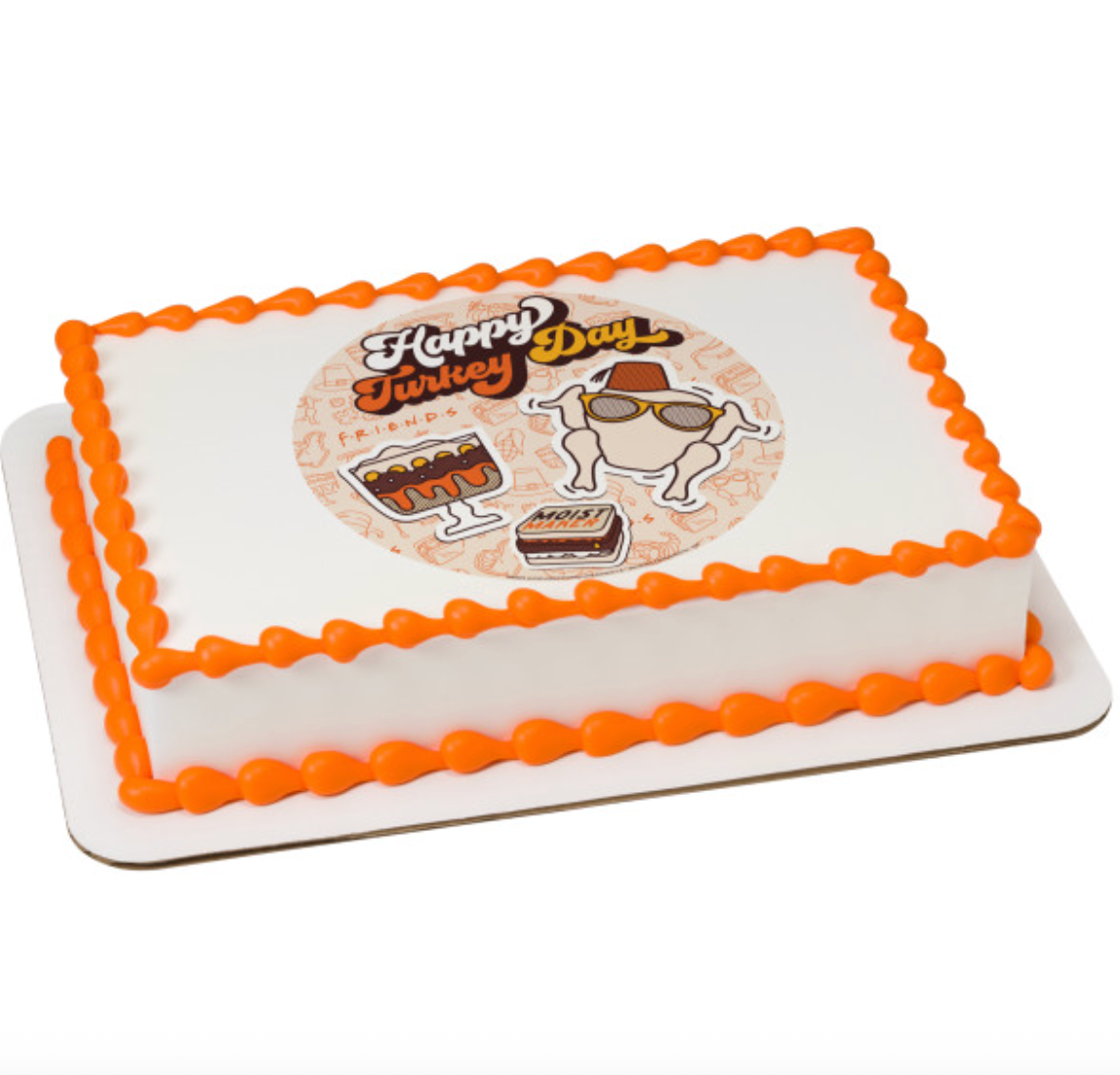 Friends Thankful PhotoCake Edible Image Cake Topper Canada