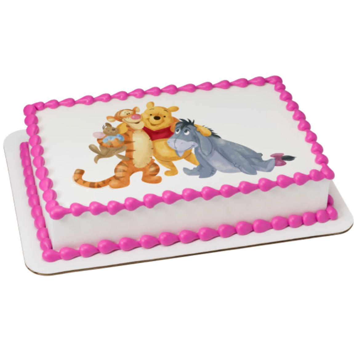 Disney Winnie the Pooh and Friends officially licensed PhotoCake® Edible Image® cake topper made in Canada

