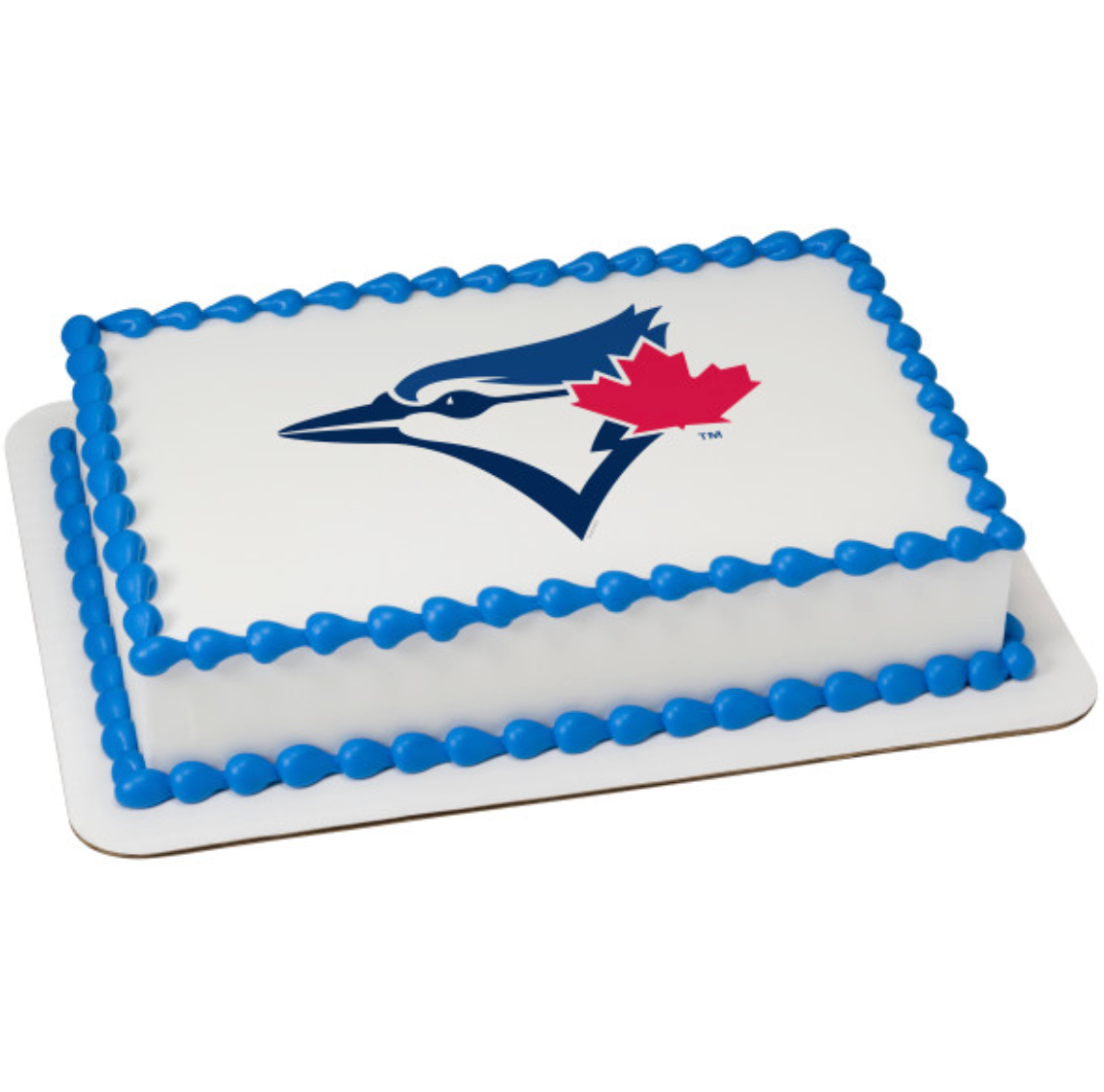 Officially licensed Toronto Blue Jays MLB PhotoCake edible image cake topper made in Canada
