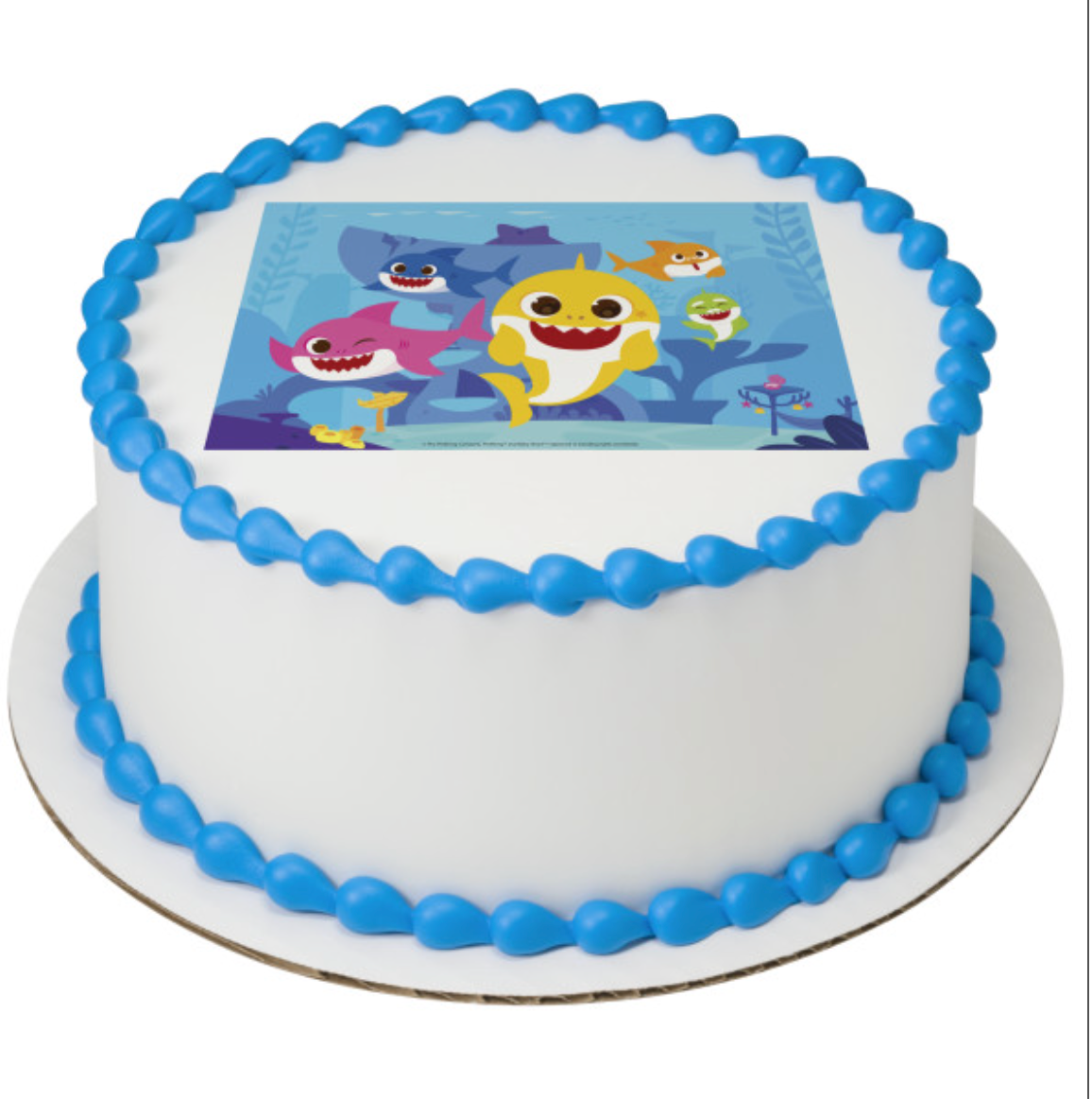 Baby Shark Jawsome! Edible icing sheet for cakes – PhotoCake licensed (Canada)"

"Edible icing sheet featuring Baby Shark Jawsome for cake decorating – PhotoCake (Canada)"

"Licensed Baby Shark Jawsome edible icing sheet on cake (Canada)"

"PhotoCake Baby Shark Jawsome edible icing sheet for cupcakes and cookies – Canada